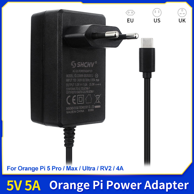 5V 5A USB Type-C Power Adapter - огляд і ціна Banana Pi Bpi-M5