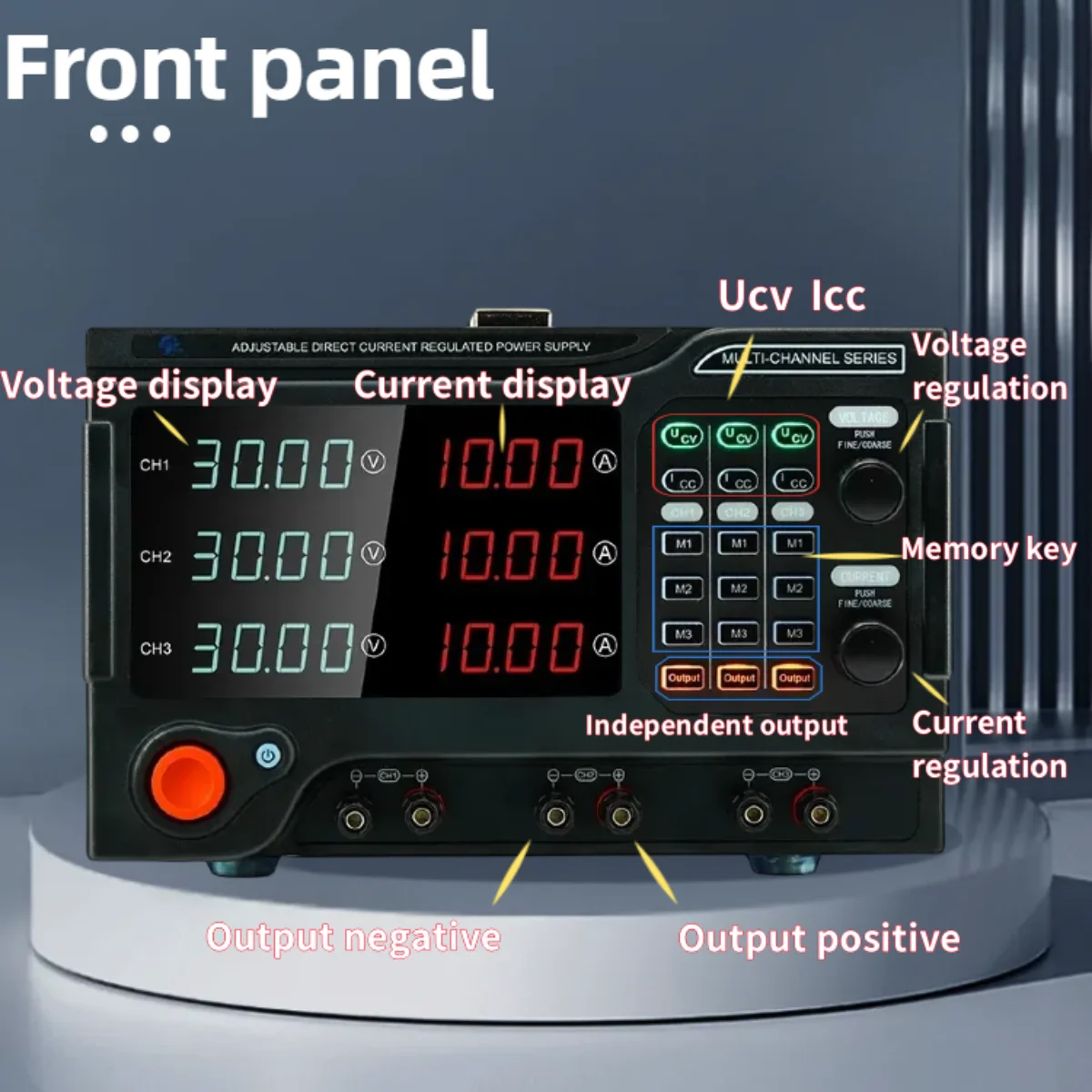 15V 30V 40V 60V 100V 80V 150V  - огляд і ціна Programmable Dc Power Supply 60V 5A