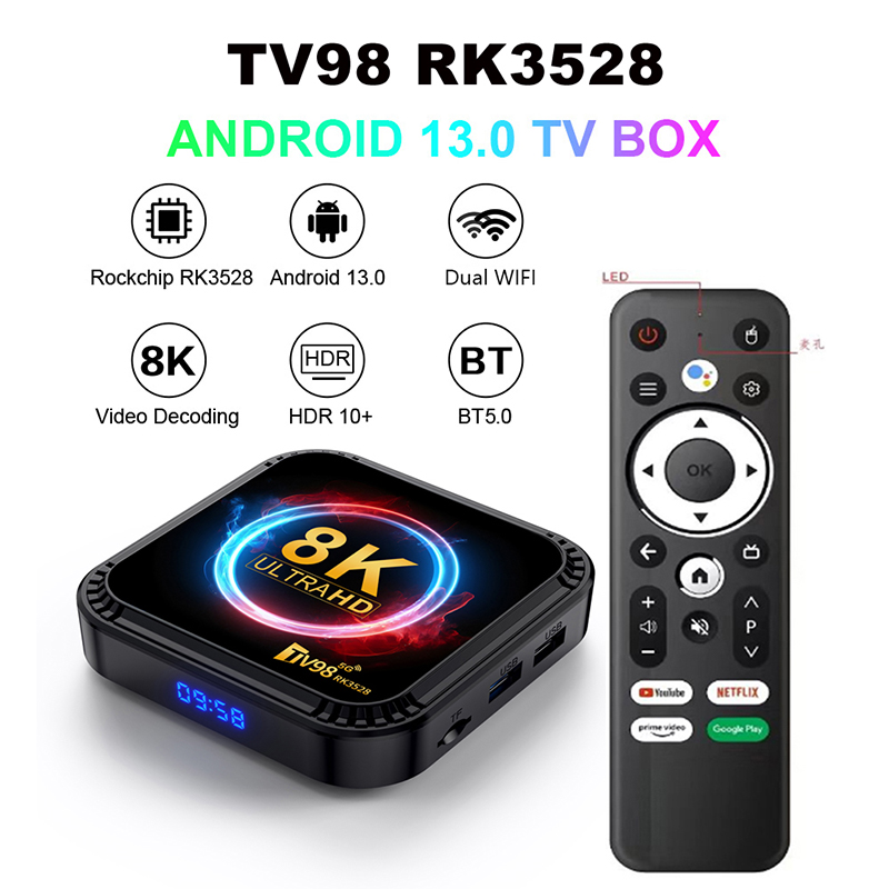 TV98 RK3528 TV Box Android 13  - огляд і ціна Radxa Rock 5B 16Gb